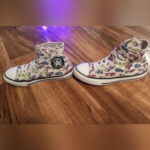 Converse Kids High-Top Sneakers 2 Pairs Size 3 Pink Classic Cars & Solid Black